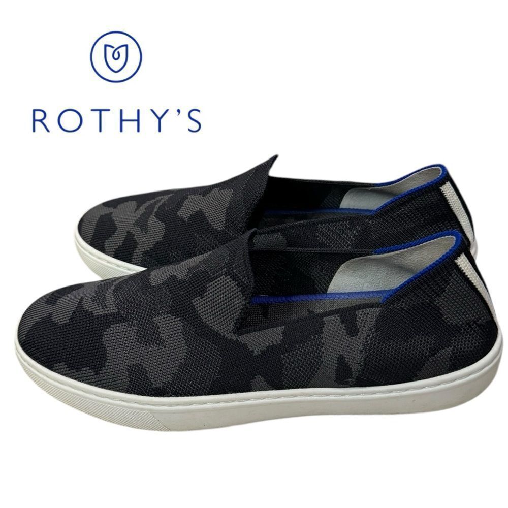 Rothy's Women's Camo The Original Slip On Sneakers 8.5